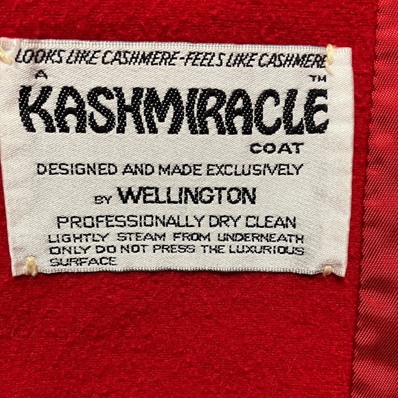 Red Women's Trench Coat - Picture 4 of 6